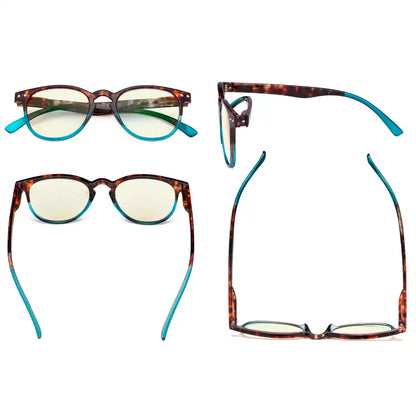 Vintage Blue Light Blocking Reading Glasses Women