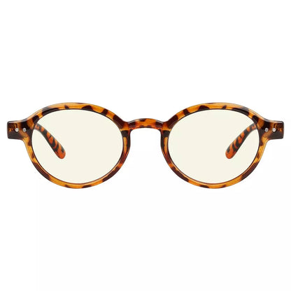 Round Blue Light Blocking Reading Glasses Women Men