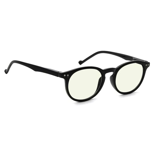 Oval Round Blue Light Blocking Glasses for Women Men