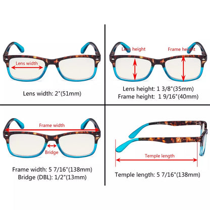 Blue Light Blocking Reading Glasses for Women