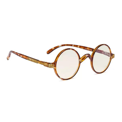 Round Blue Light Blocking Reading Glasses Women Men