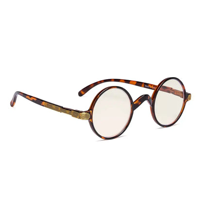 Round Blue Light Blocking Reading Glasses Women Men
