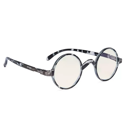 Round Blue Light Blocking Reading Glasses Women Men