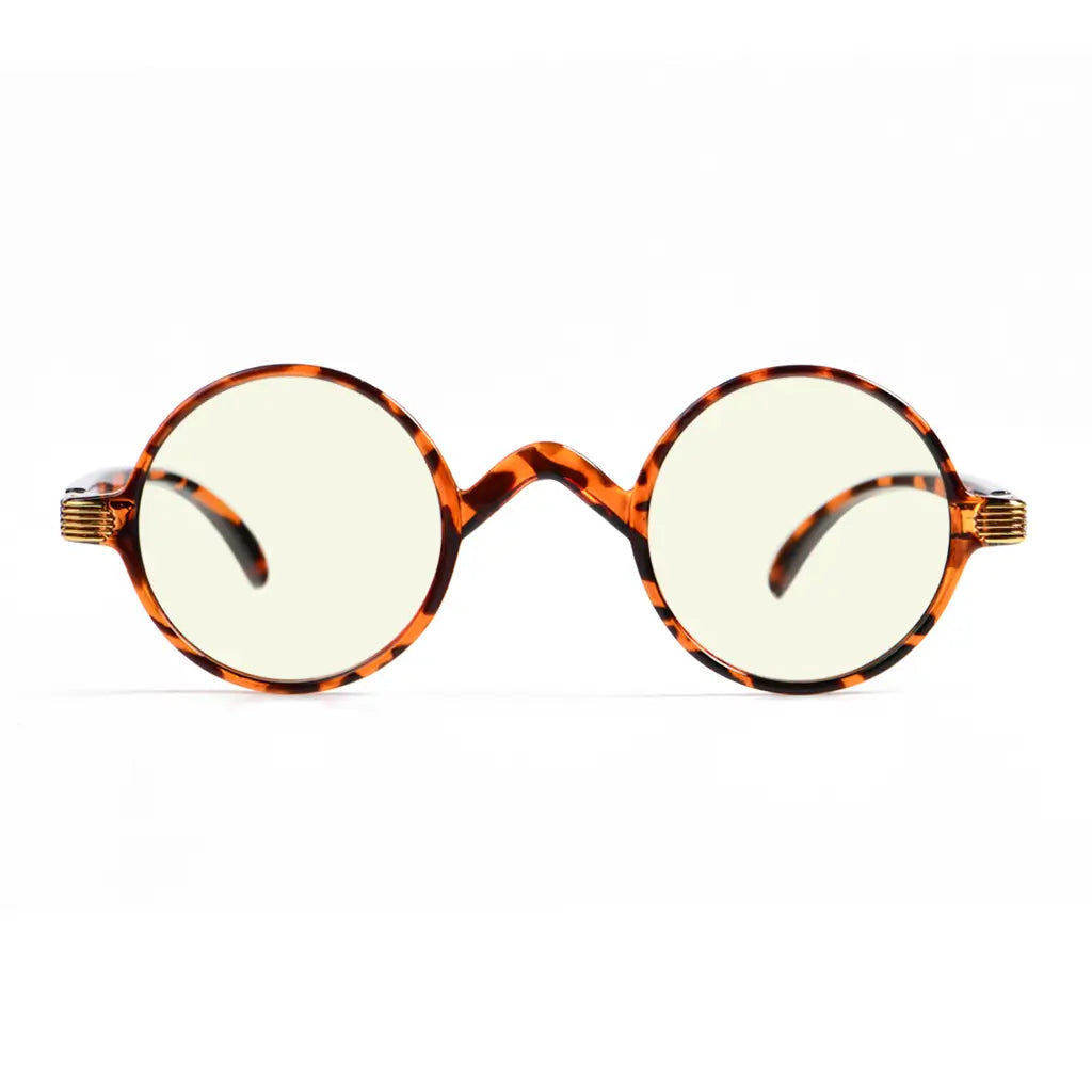 Round Blue Light Blocking Reading Glasses Women Men