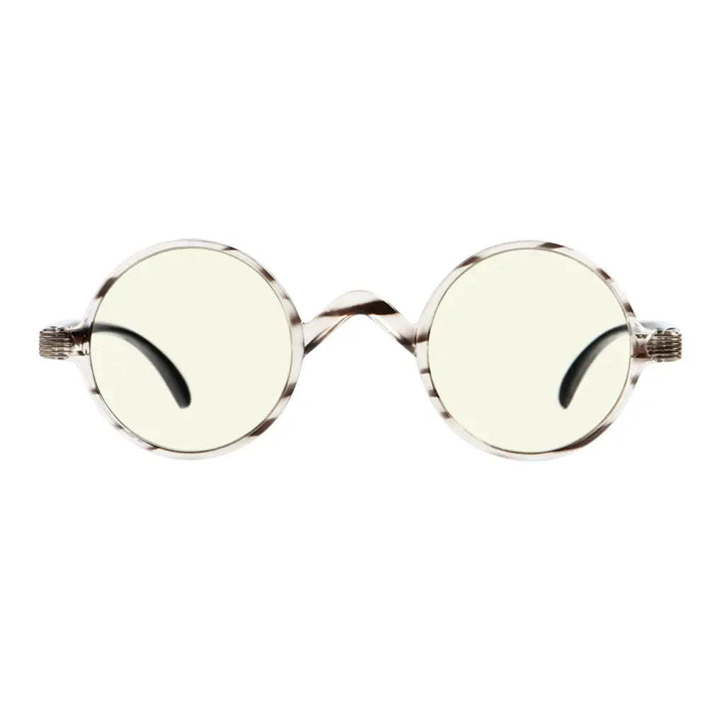 Round Blue Light Blocking Reading Glasses Women Men