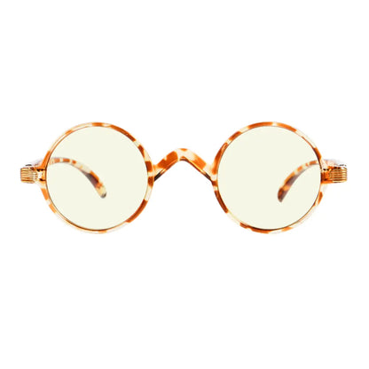 Round Blue Light Blocking Reading Glasses Women Men