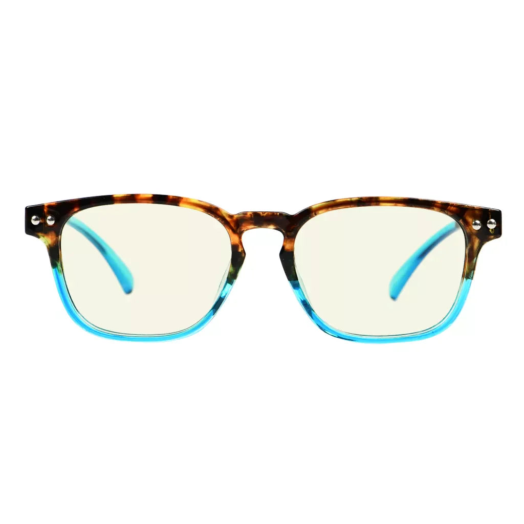 Tortoise Splicing Blue Light Blocking Reading Glasses For Women