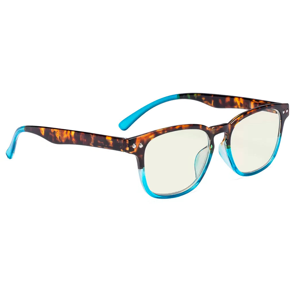 Tortoise Splicing Blue Light Blocking Reading Glasses For Women