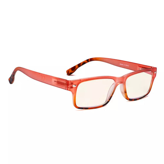 Yellow Tinted Blue Light Blocking Reading Glasses for Women Men
