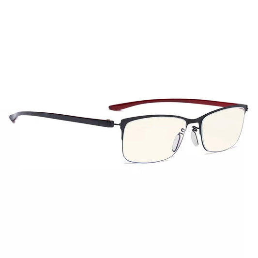 Half-Rim Blue Light Blocking Reading Glasses Men Women
