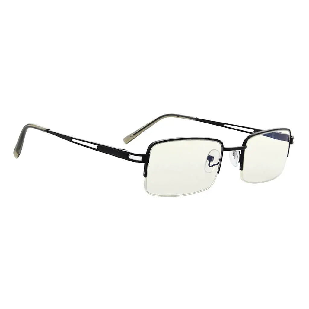 Half Rim Blue Light Blocking Reading Glasses for Men