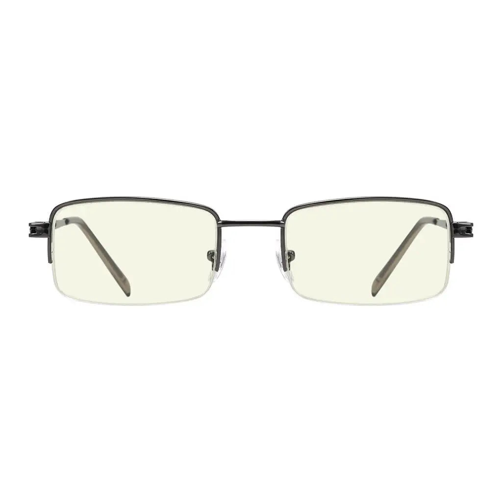Half Rim Blue Light Blocking Reading Glasses for Men