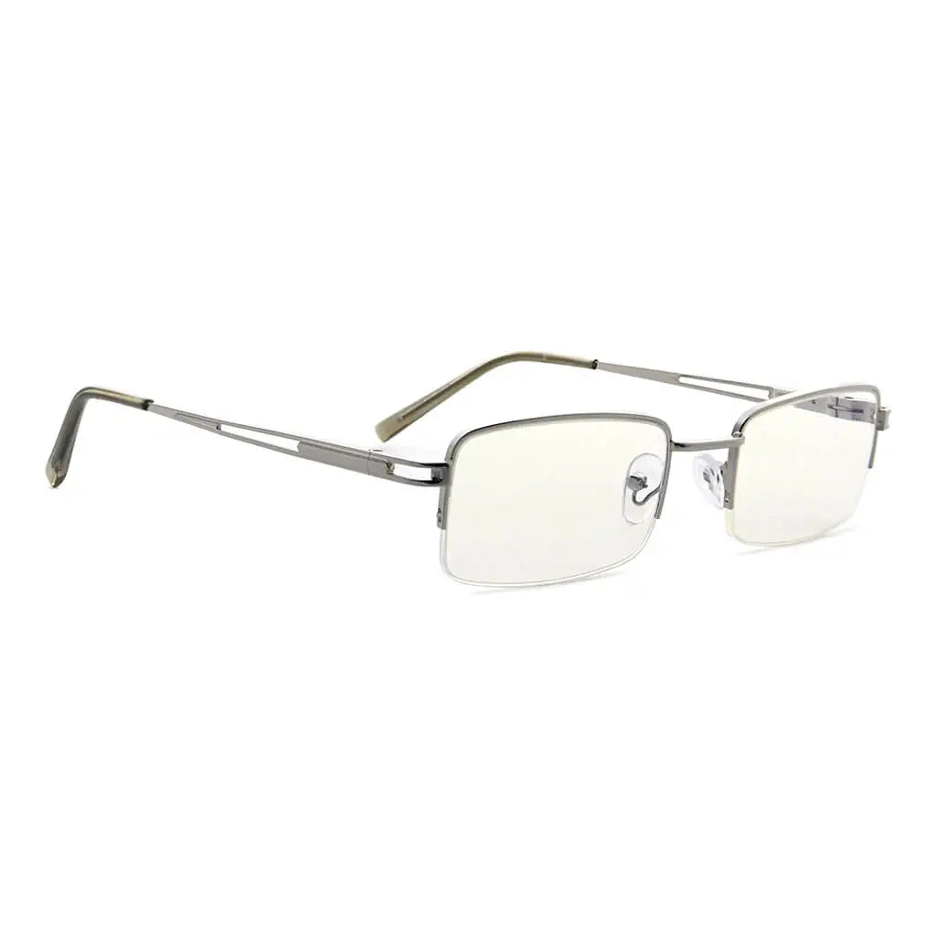 Half Rim Blue Light Blocking Reading Glasses for Men