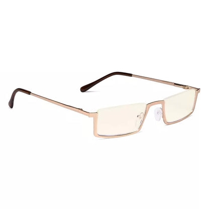 Half-Rim Blue Light Blocking Reading Glasses Women Men