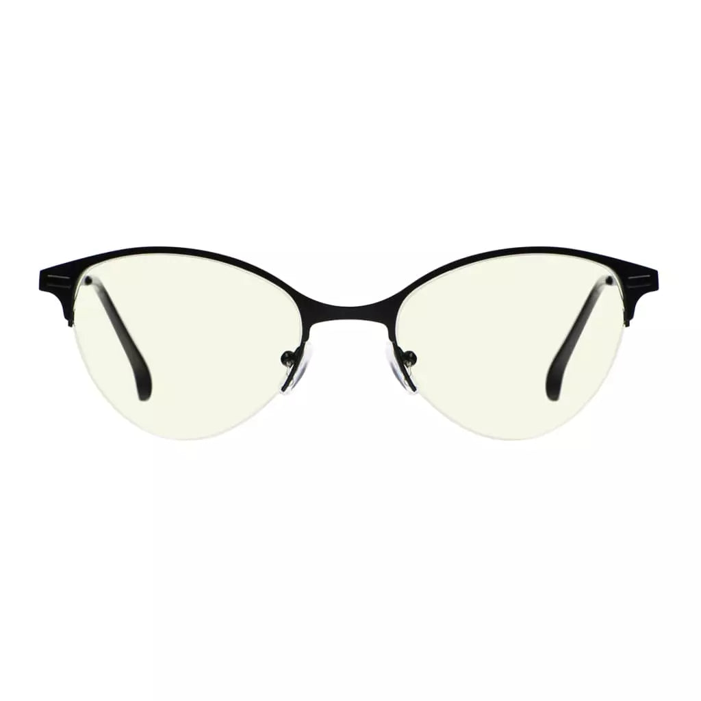 Half-rim Blue Light Blocking Reading Glasses Women Men
