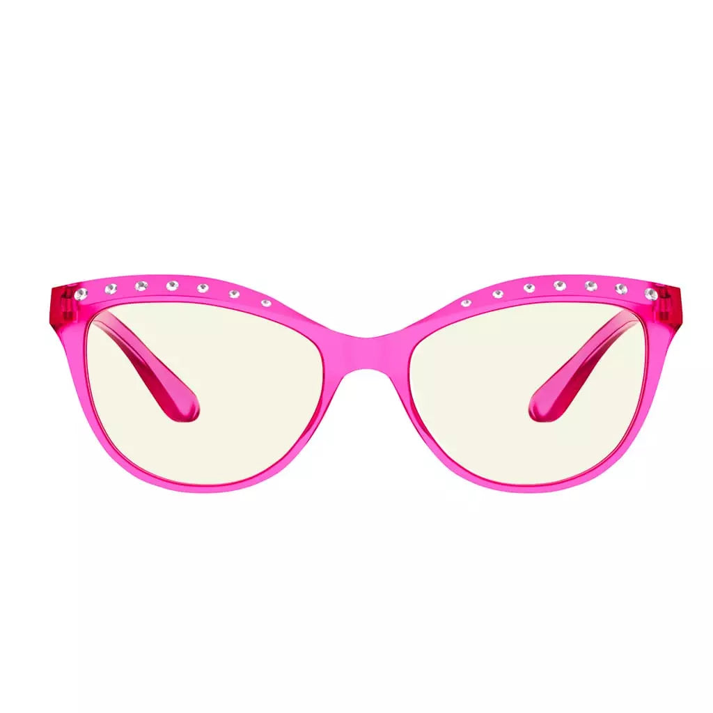Cat-eye Rhinestone Blue Light Blocking Reading Glasses Women
