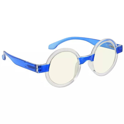 Small Round Blue Light Blocking Reading Glasses Women