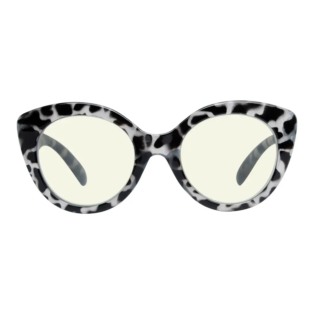 Round Blue Light Blocking Reading Glasses For Women