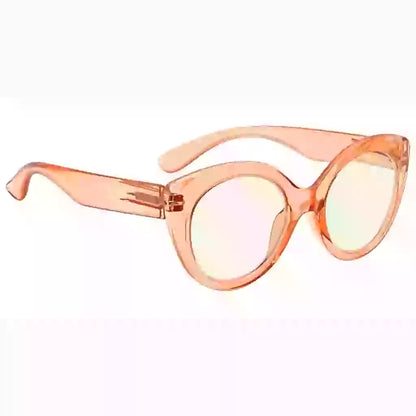 Round Blue Light Blocking Reading Glasses For Women