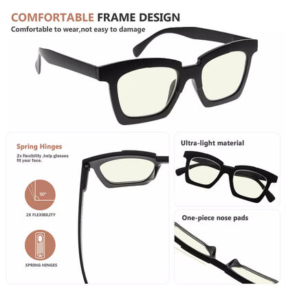 Modern Blue Light Blocking Reading Glasses for Women
