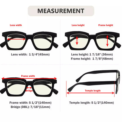 Modern Blue Light Blocking Reading Glasses for Women