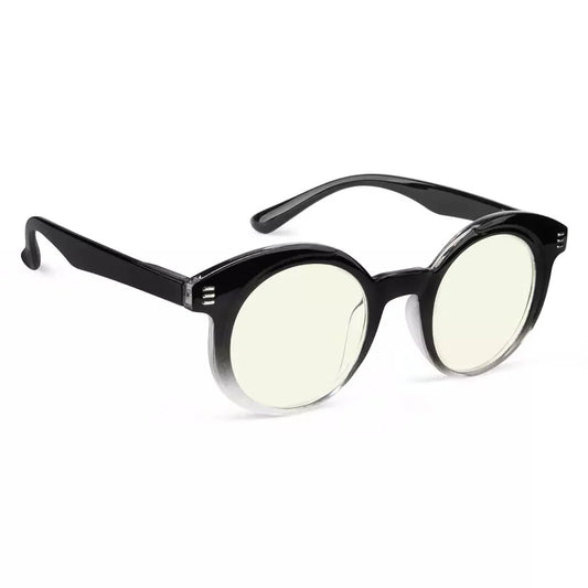 Round Blue Light Blocking Reading Glasses for Women