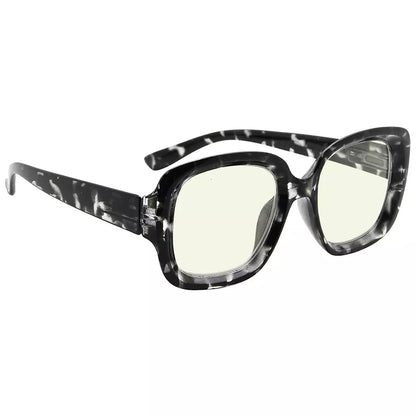 Square Blue Light Blocking Reading Glasses Women