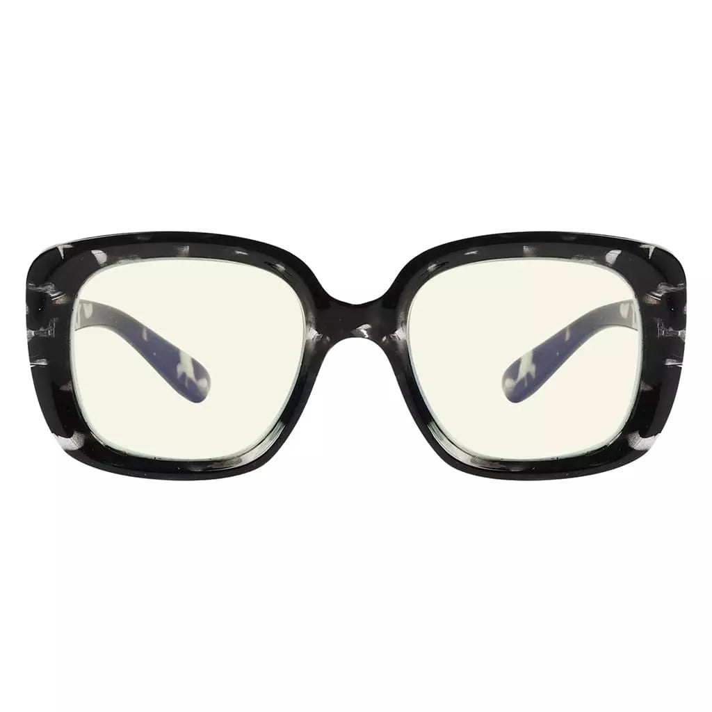 Square Blue Light Blocking Reading Glasses Women