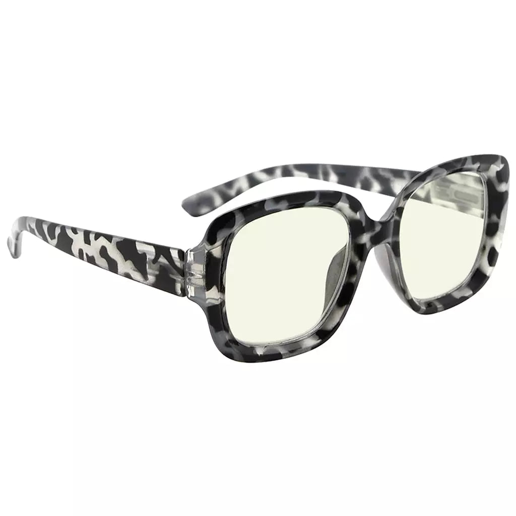 Square Blue Light Blocking Reading Glasses Women