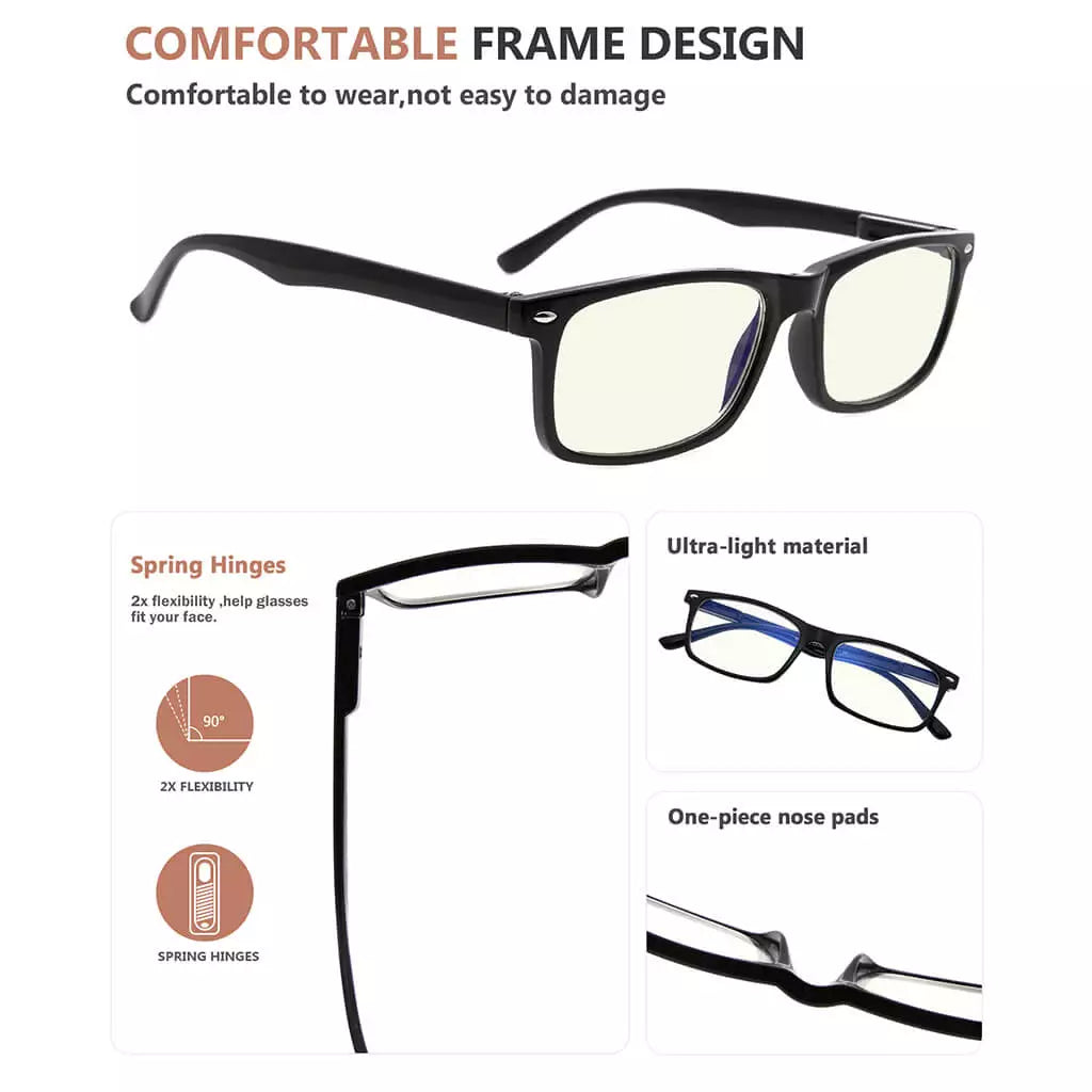 Blue Light Blocking Reading Glasses Men Women