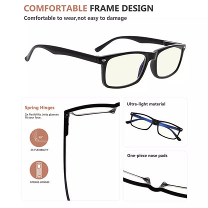 Blue Light Blocking Reading Glasses Men Women