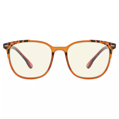 Oversized Pattern Blue Light Blocking Reading Glasses for Women