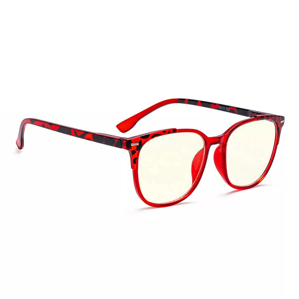 Oversized Pattern Blue Light Blocking Reading Glasses for Women