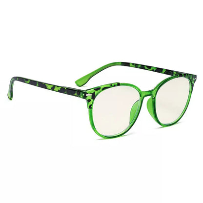 Pattern Design Blue Light Blocking Reading Glasses Women Ladies