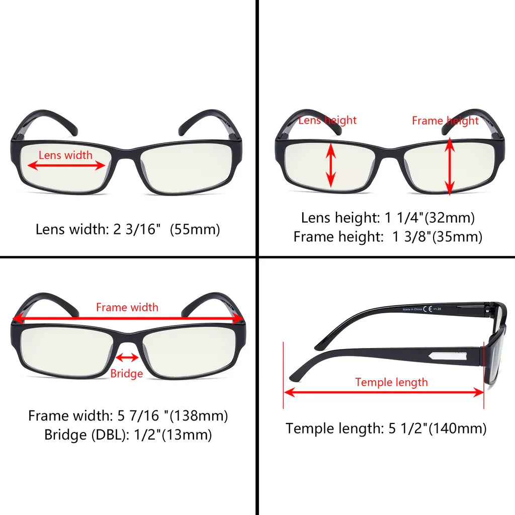 Blue Light Blocking Reading Glasses For Men