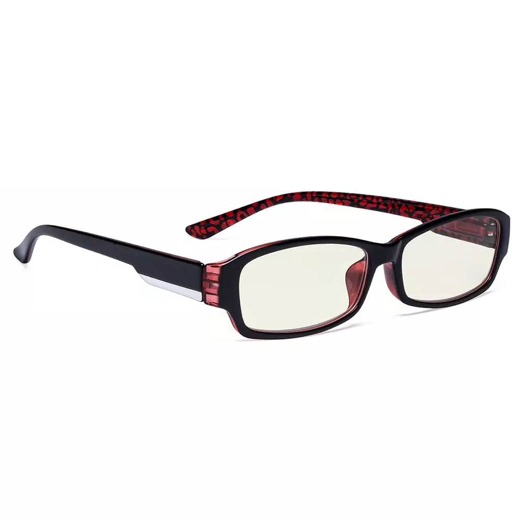 Patterned Arms Blue Light Blocking Reading Glasses Women