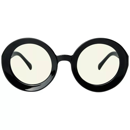 Round Oversized Blue Light Blocking Reading Glasses For Women