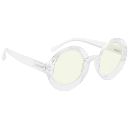 Round Oversized Blue Light Blocking Reading Glasses For Women