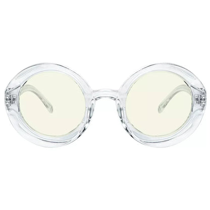 Round Oversized Blue Light Blocking Reading Glasses For Women
