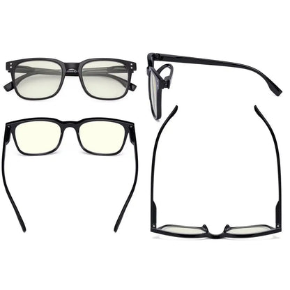 Square Blue Light Blocking Reading Glasses For Men Women