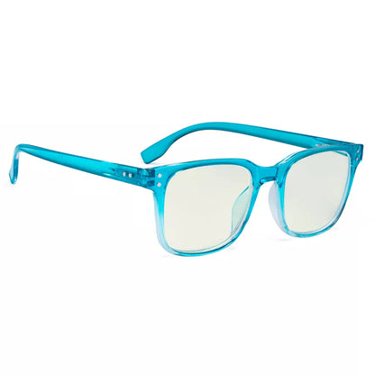 Square Blue Light Blocking Reading Glasses For Men Women