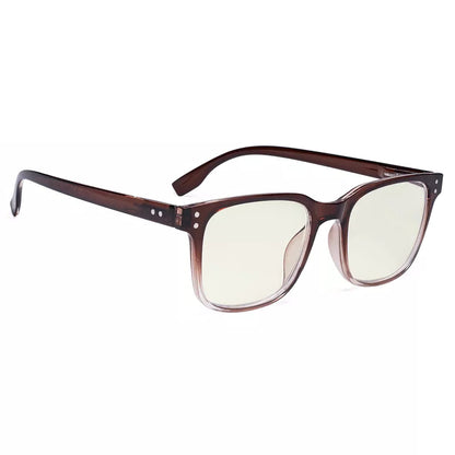 Square Blue Light Blocking Reading Glasses For Men Women
