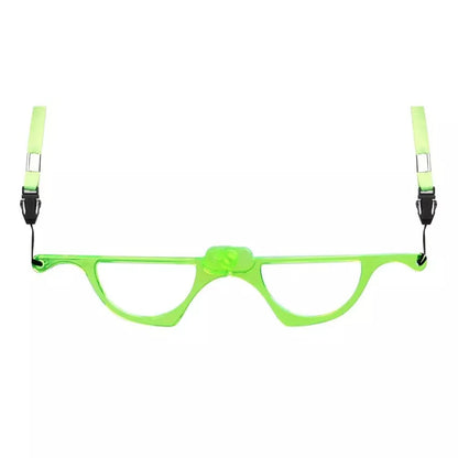 Reading Glasses Handhold Folding Metalless Screwless Women