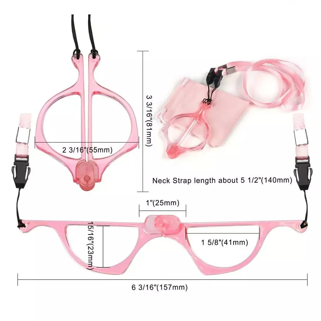 Reading Glasses Handhold Folding Metalless Screwless Women