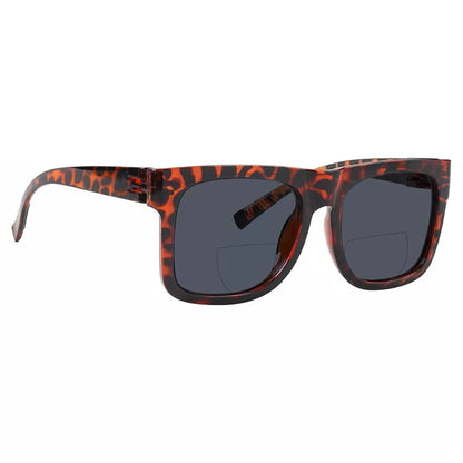Square Screwless Bifocal Sunglasses Sunshine Readers Women Men
