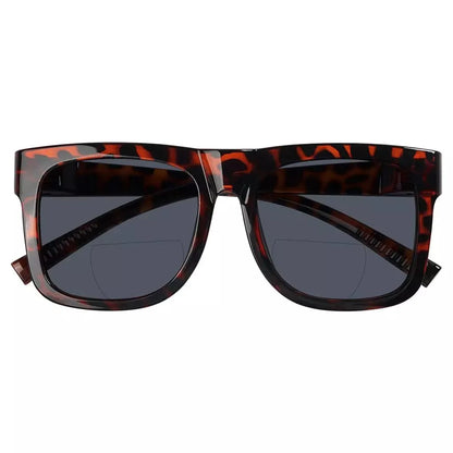 Square Screwless Bifocal Sunglasses Sunshine Readers Women Men