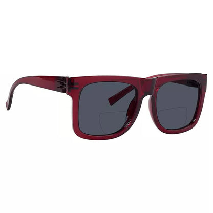 Square Screwless Bifocal Sunglasses Sunshine Readers Women Men