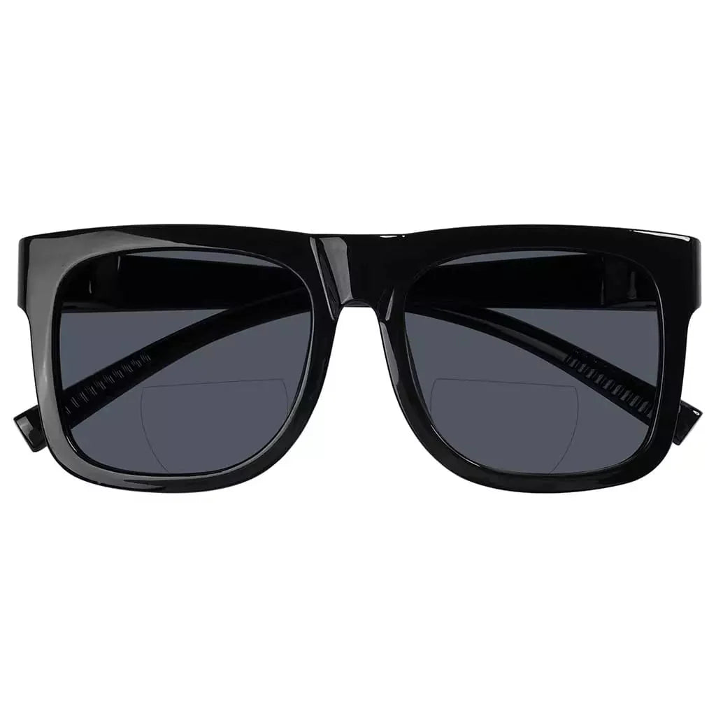 Square Screwless Bifocal Sunglasses Sunshine Readers Women Men