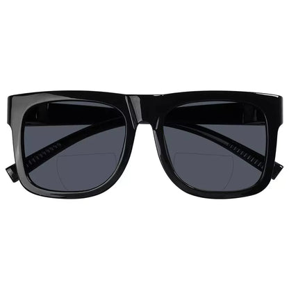 Square Screwless Bifocal Sunglasses Sunshine Readers Women Men