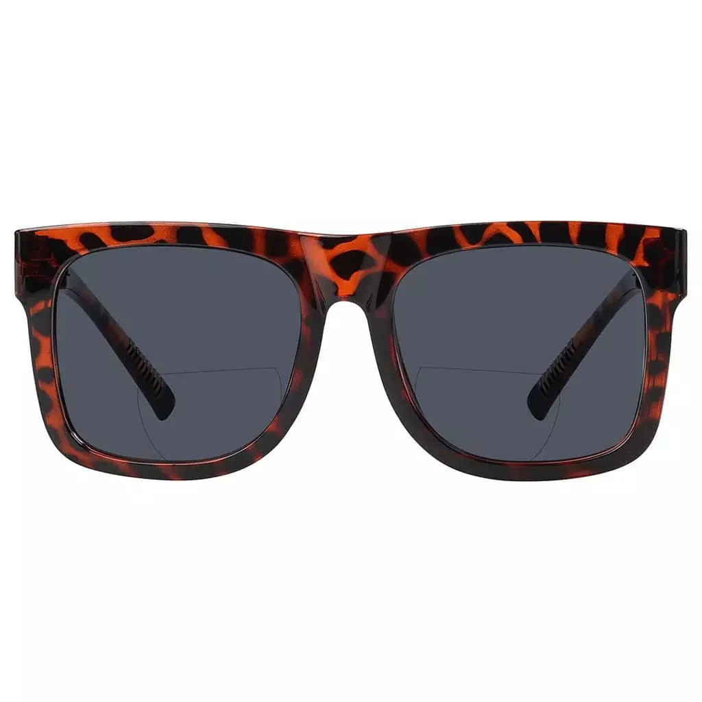 Square Screwless Bifocal Sunglasses Sunshine Readers Women Men